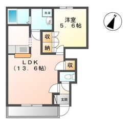 カリーノ桜井Ⅰの物件間取画像